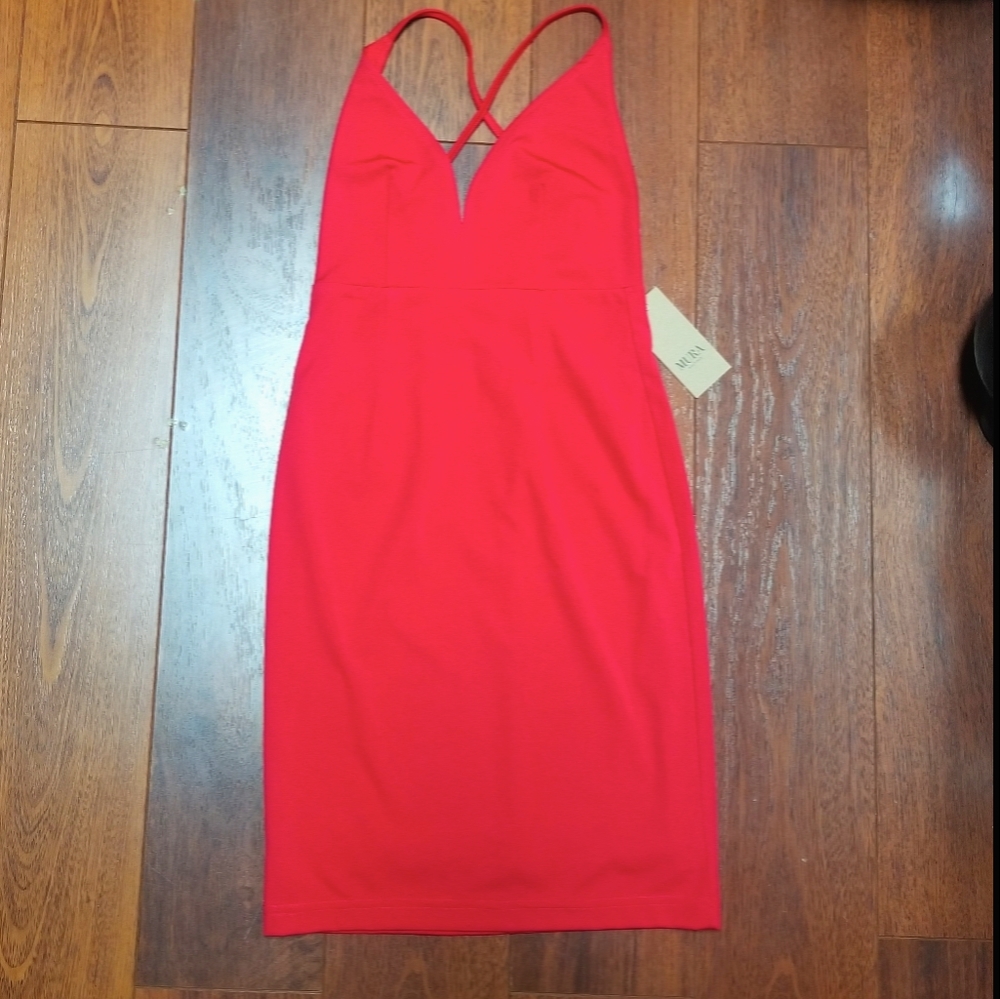 Boutique Tomato Red Dress